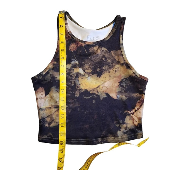 Fleo Tempo Crop Tank Top Ivy Night Size XS - Picture 8 of 9